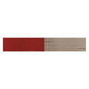 WL01 1PC Oralite Reflective Tape, Red/White, 12 in.L, 2 in.W
