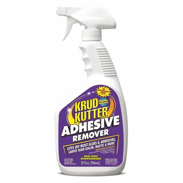 WL01 1PC Krud Kutter Adhesive Remover, Purple, 32 oz, Trigger Spray Bottle