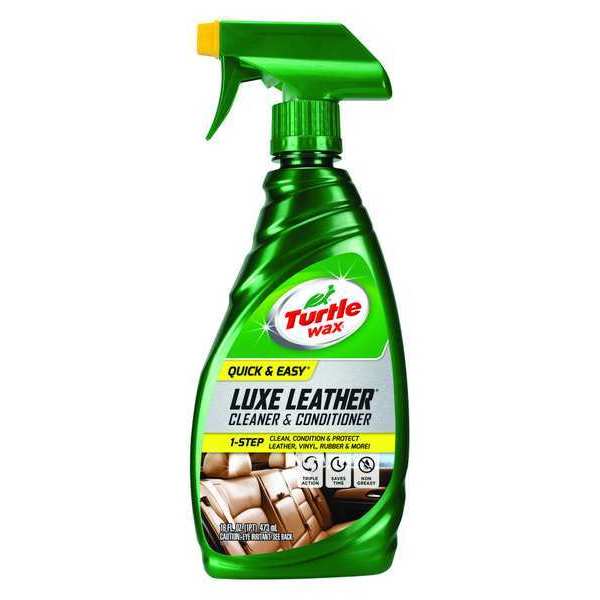 WL01 Turtle Wax Leather Cleaner and Conditioner, 16 oz.
