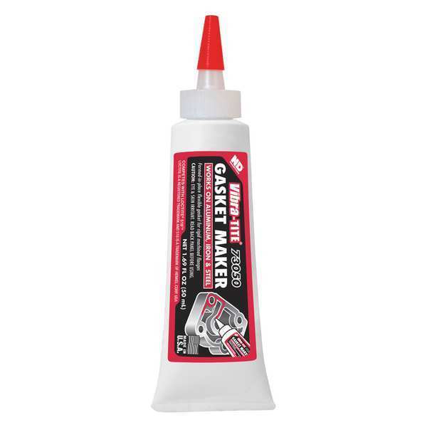 WL01 1PC Vibra-Tite Anaerobic Gasket Sealant, 50 mL, Red, Temp Range -65 to 300 Degrees F