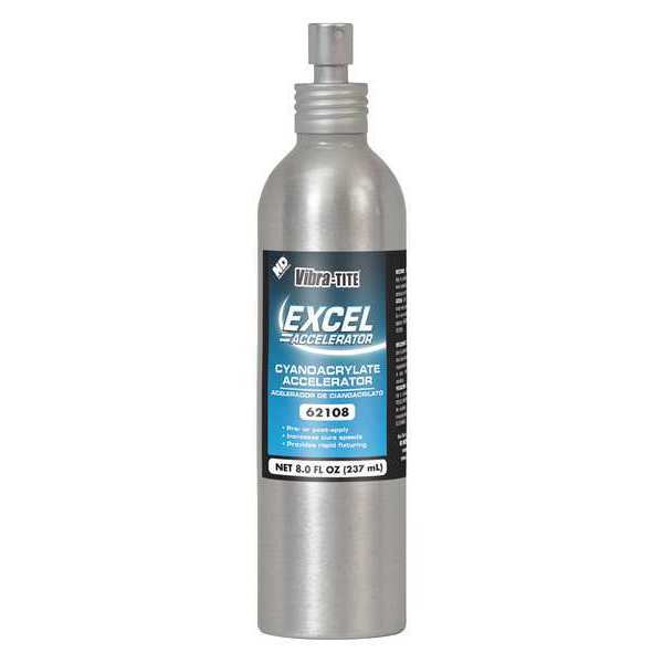 WL01 1PC Vibra-Tite Accelerator, Excel 621 Series, Clear, 8 fl oz, Bottle