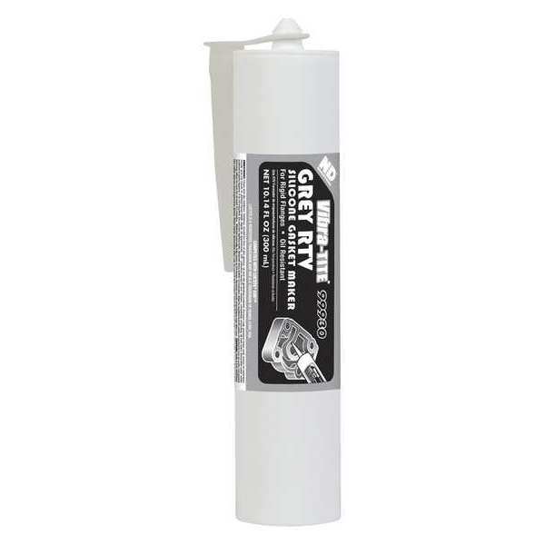 WL01 1PC Vibra-Tite Silicone Gasket Sealant, 300 mL, Gray, Temp Range -65 to 500 Degrees F
