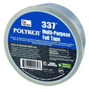 WL01 1PC Polyken Foil Tape, Rubber Adhesive, 48mm W, Silver
