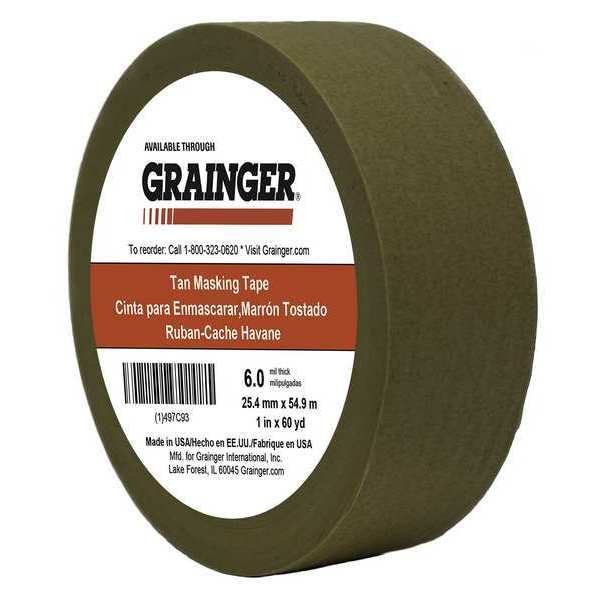 WL01 1PC Zoro Select Masking Tape, Kraft Paper, Tan