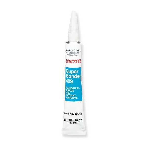 WL01 1PC Loctite Instant Adhesive, 409 Series, Clear, 0.7 oz, Tube