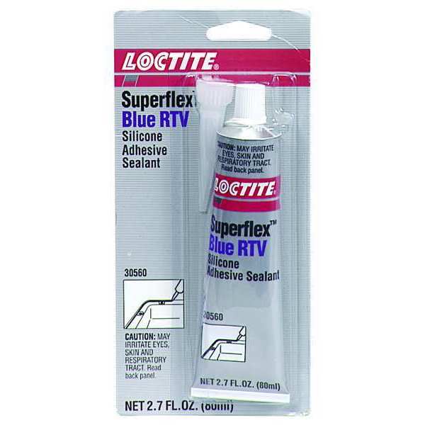 WL01 1PC Loctite Shrink-Resistant, Coats Precut Gaskets RTV Silicone Sealant, 80 mL, Blue