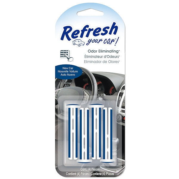 WL01 Air Freshener, Stick, New Car, PK4