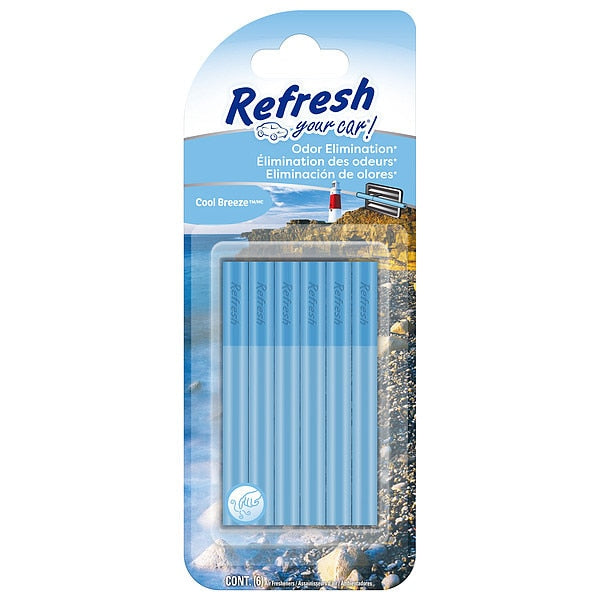 WL01 Air Freshener, Stick, Blue/White, PK6