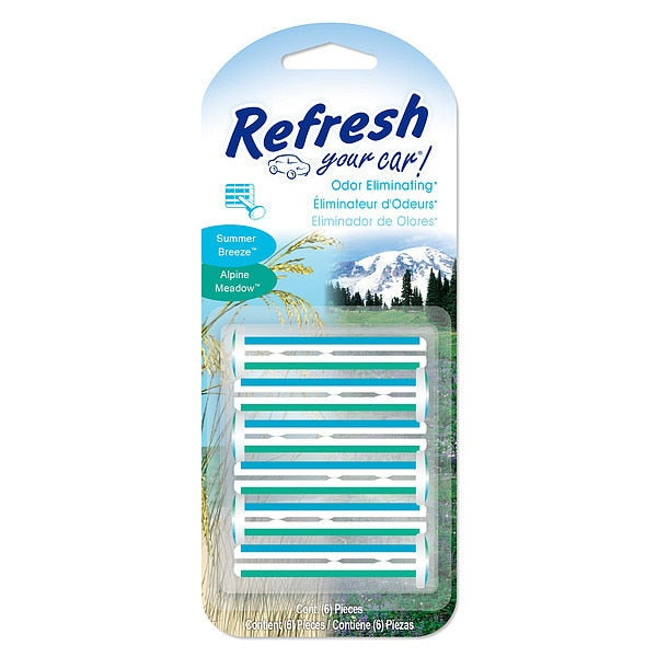WL01 Air Freshener, Stick, Blue/Green, PK6