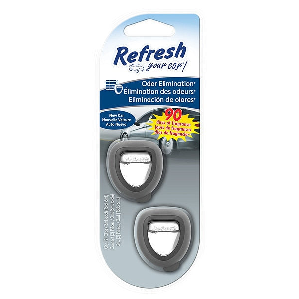 WL01 Air Freshener, Diffuser, Clear, New Car, PK2