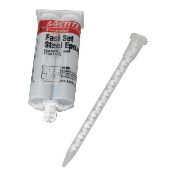 WL01 1PC Loctite Epoxy Adhesive, PC 3965 Series, Gray, 1:01 Mix Ratio, 8 min Functional Cure, Dual-Cartridge