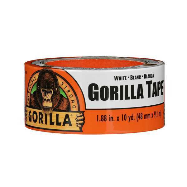 WL01 1PC Gorilla Glue Duct Tape, White, 1 7/8inx10yd, 16.75 mil