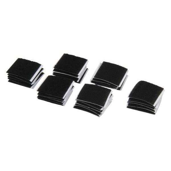 WL01 2PC Roadpro Hook-n-Loop Self Adhesive Tape, 1x1