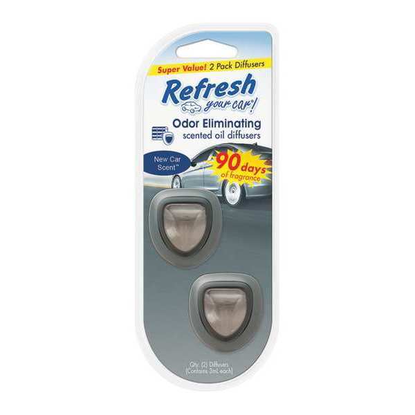 WL01 4PK Mini Scented, Oil Diffusers, New Car, PK2