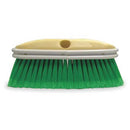 WL01 Scrub Brush, Brush Head, 10 in Head L, 2 1/2 in Bristle L, 3 1/2 in Brush Head W, Soft, Green