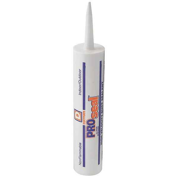 WL01 1PC Ductmate Low VOC Duct Sealant, 10.5 oz, Cartridge, Gray, Water Base