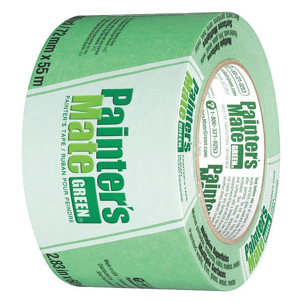WL01 1PC Shurtape Masking Tape, Green, 72mm x 55m