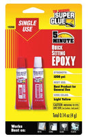 WL01 1PC Super Glue Epoxy Adhesive, Yellow, 1:01 Mix Ratio, 30 min Functional Cure, Tube