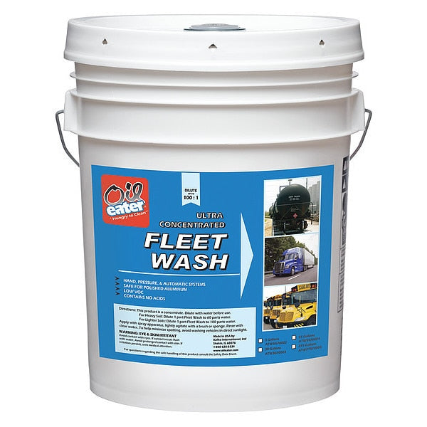 WL01 5 gal Fleet Wash Concentrate Bucket, Colorless, Pail