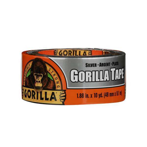 WL01 1PC Gorilla Glue Duct Tape, Silver, 9.1 m Tape L