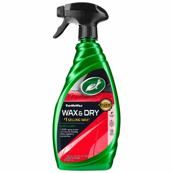 WL01 Car Wax-Dry Spray, 26oz., Bottle