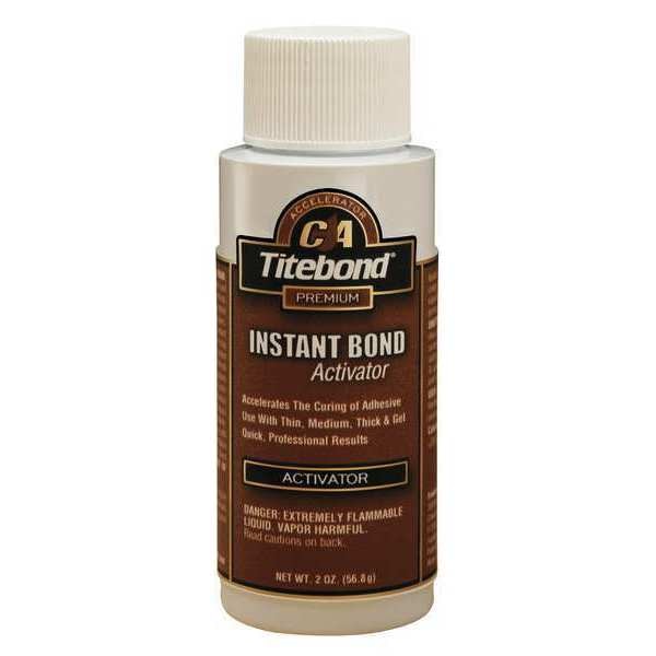 WL01 1PC Titebond Activator, Instant Bond Series, Clear, 2 fl oz, Bottle