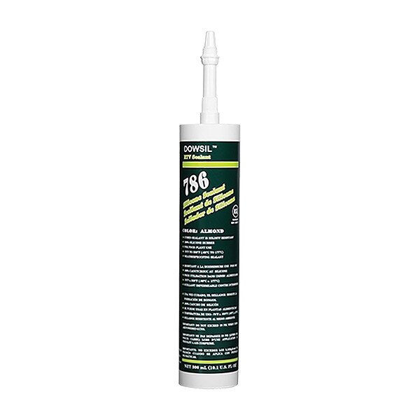 WL01 1PC Dow Corning Sealant, 10.1 oz, Cartridge, Gray, Silicone Elastomer Base
