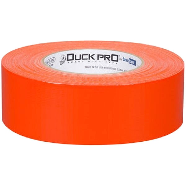 WL01 1PC Shurtape Duct Tape, 60yd, 1-7/8\"W, Orange, Industrial