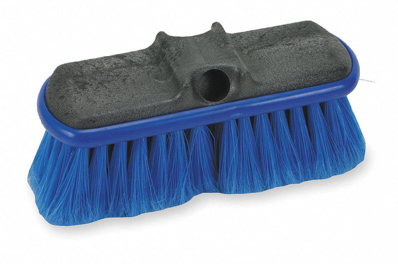 DX08 Tough Guy Flow Through Brush Head,8" L,Blue  2ZPC9 ZO-G3490672