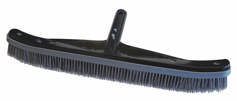 DX08 Jed Pool Tools Pool Brush,Al,Black-Gray-Enameled,18" L  70-272 ZO-G6665458