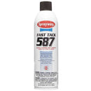 WL01 1PC Sprayway Spray Adhesive, Fast Tack 587 Series, White, 20 oz, Aerosol Can