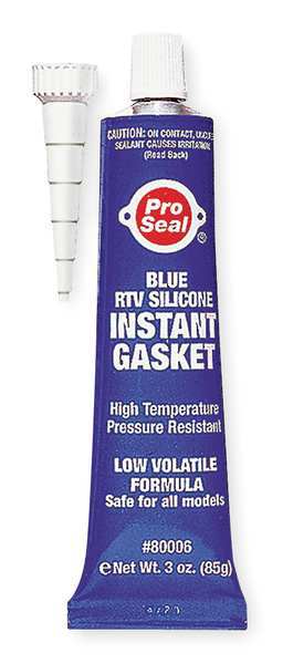 WL01 1PC Pro Seal Sensor-Safe RTV Silicone Sealant, 3 oz, Blue, Temp Range -75 to 500 Degrees F