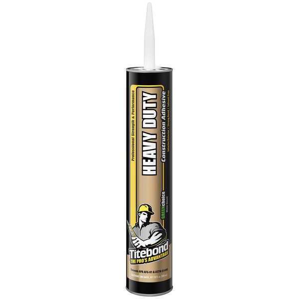 WL01 1PC Titebond Construction Adhesive, GREENchoice Heavy Duty Series, Beige, 28 oz, Cartridge