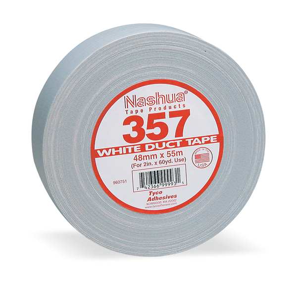 WL01 1PC Nashua Duct Tape, 48mm x 55m, 13 mil, White