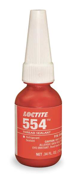 WL01 1PC Loctite Refrigerant Sealant, 10mL, Red 554(TM)