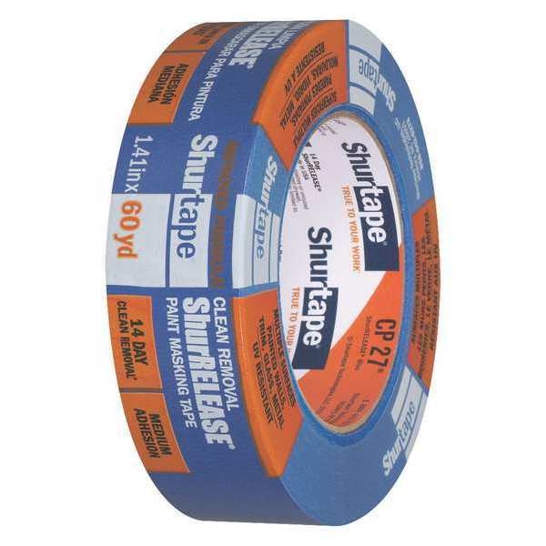 WL01 1PC Shurtape Masking Tape, Blue, 36mm x 55m