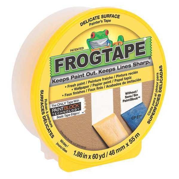 WL01 1PC Shurtape Masking Tape, Yellow, 48mm x 55m
