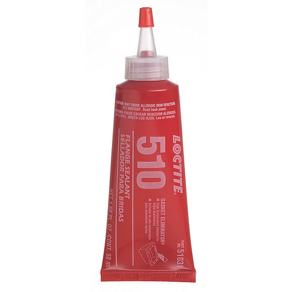 WL01 1PC Loctite Anaerobic Anaerobic Flange Sealant, 50 mL, Red, Temp Range -65 to 400 Degrees F