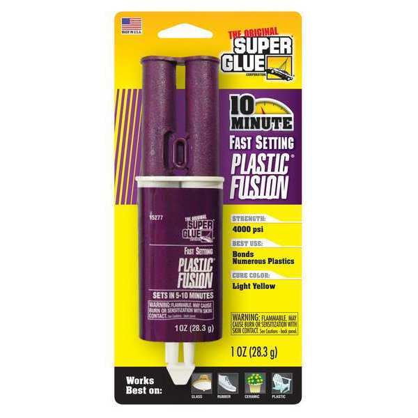 WL01 1PC Super Glue Epoxy Adhesive, Yellow, 1:01 Mix Ratio, 24 hr Functional Cure, Syringe