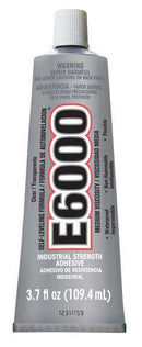 WL01 1PC Eclectic Products Adhesive, E6000 Series, Clear, 3.7 oz, Tube