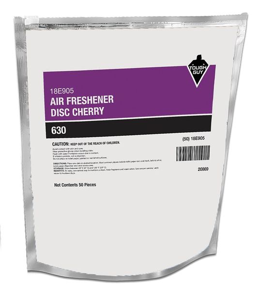 WL01 Air Freshener, Bag, 50 Count Tablets, Ready to Use, Cherry Fragrance