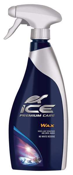 WL01 20 Oz. Ice Spray Wax Spray Bottle, White, Synthetic