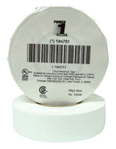WL01 1PC Zoro Select Vinyl Electrical Tape, 3/4 in W x 60 ft, 7 mil thick, White, 1 Pack