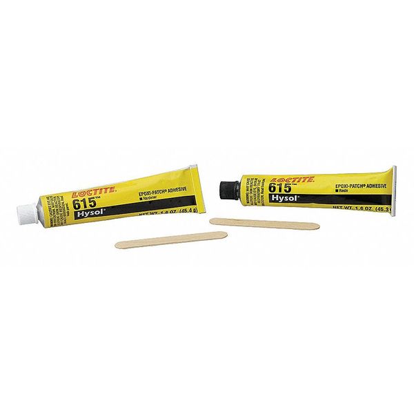 WL01 1PC Loctite Epoxy Adhesive, 615 Series, Blue, 1:01 Mix Ratio, 25 min Functional Cure, Tube