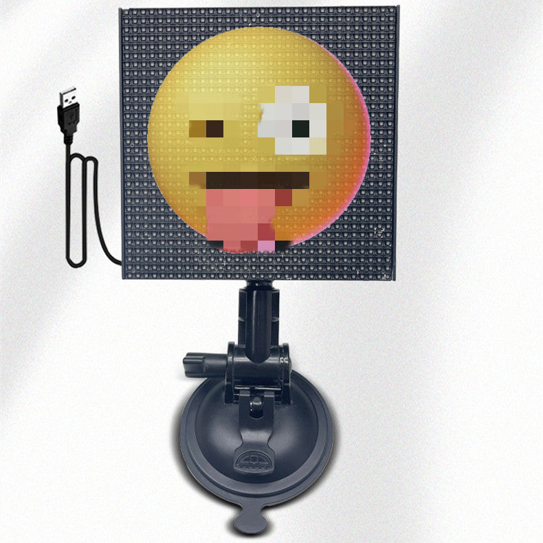 SK686-Full-Color Bluetooth Emoticon Car Led Display