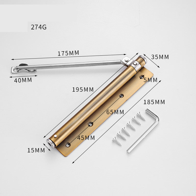 SK877-Door Closer Automatic Simple Outward Opening Hydraulic Buffer