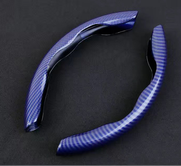 SK746-Carbon Fiber Pattern Car Steering Wheel Cover