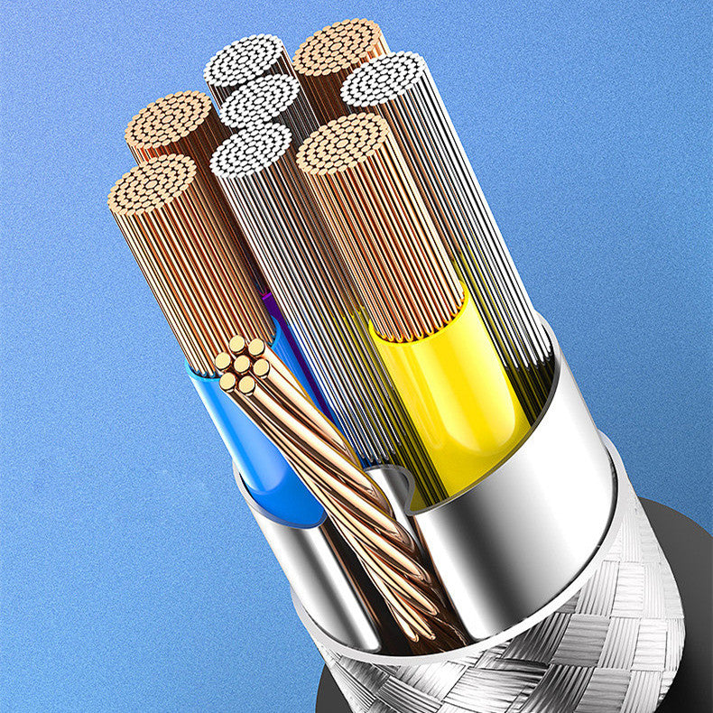 SK755-Rotating Type C Data Cable Super Fast Charging