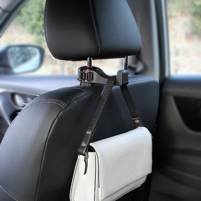 SK880-Car Headrest Hook Phone Car Holder Car Hanger For A4 B6 Seat Back Hanger Storage Hook Phone Holder Auto Fastener Clip