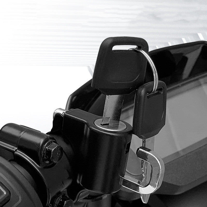 SK882-Anti-theft Fixed Multi-function Lock Head Battery Electric Car Handlebar Helmet Lock Universal